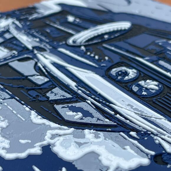 BMW E30 Wall Art, Wall Art, Hueforge Art Print, Textured Art - Picture 7 of 9